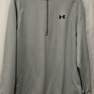 Men’s Under Armour Gray Quarter-Zip Pullover